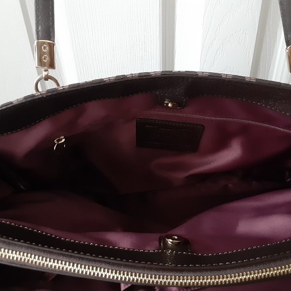 Coach Signature Kimberly Carryall Weekend Tote 25213 LIKE NEW - Picture 9 of 11